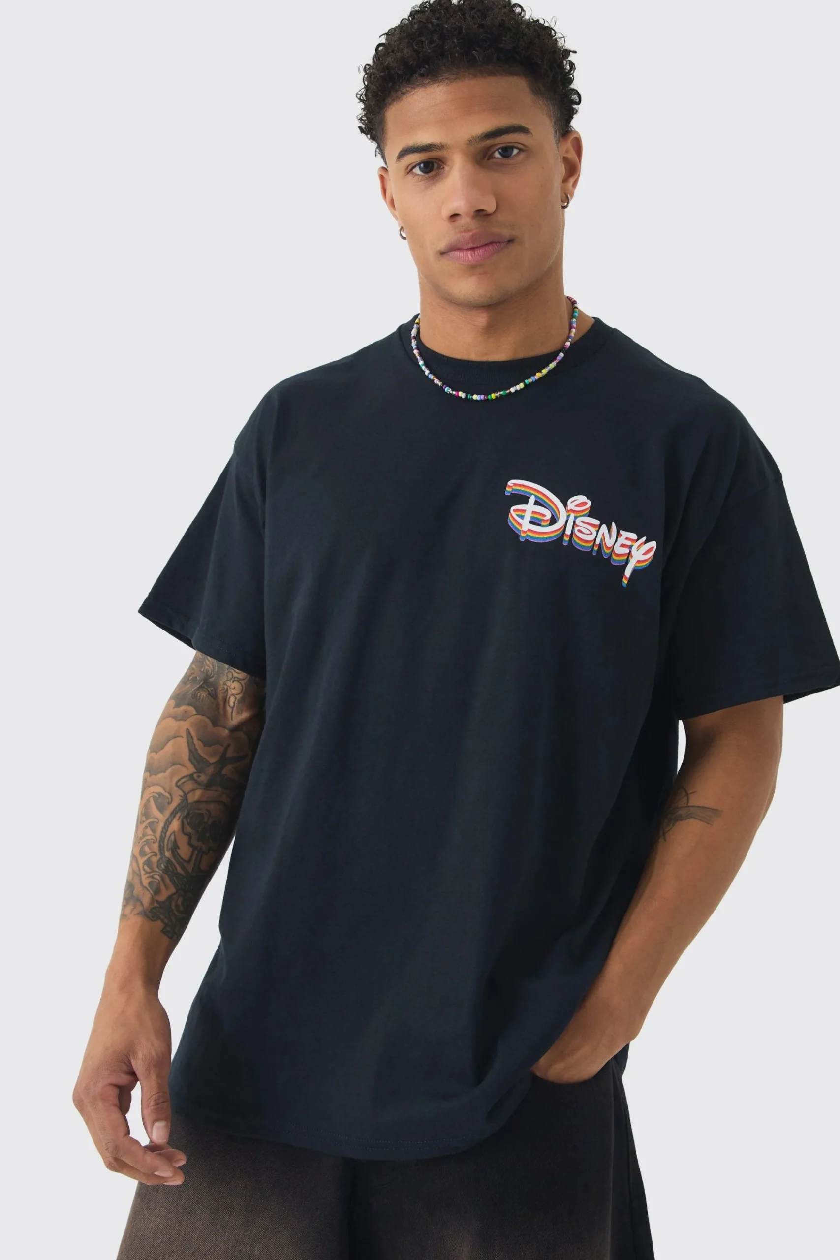 Oversized Disney Mickey License T-shirt | UK^boohooMAN Discount