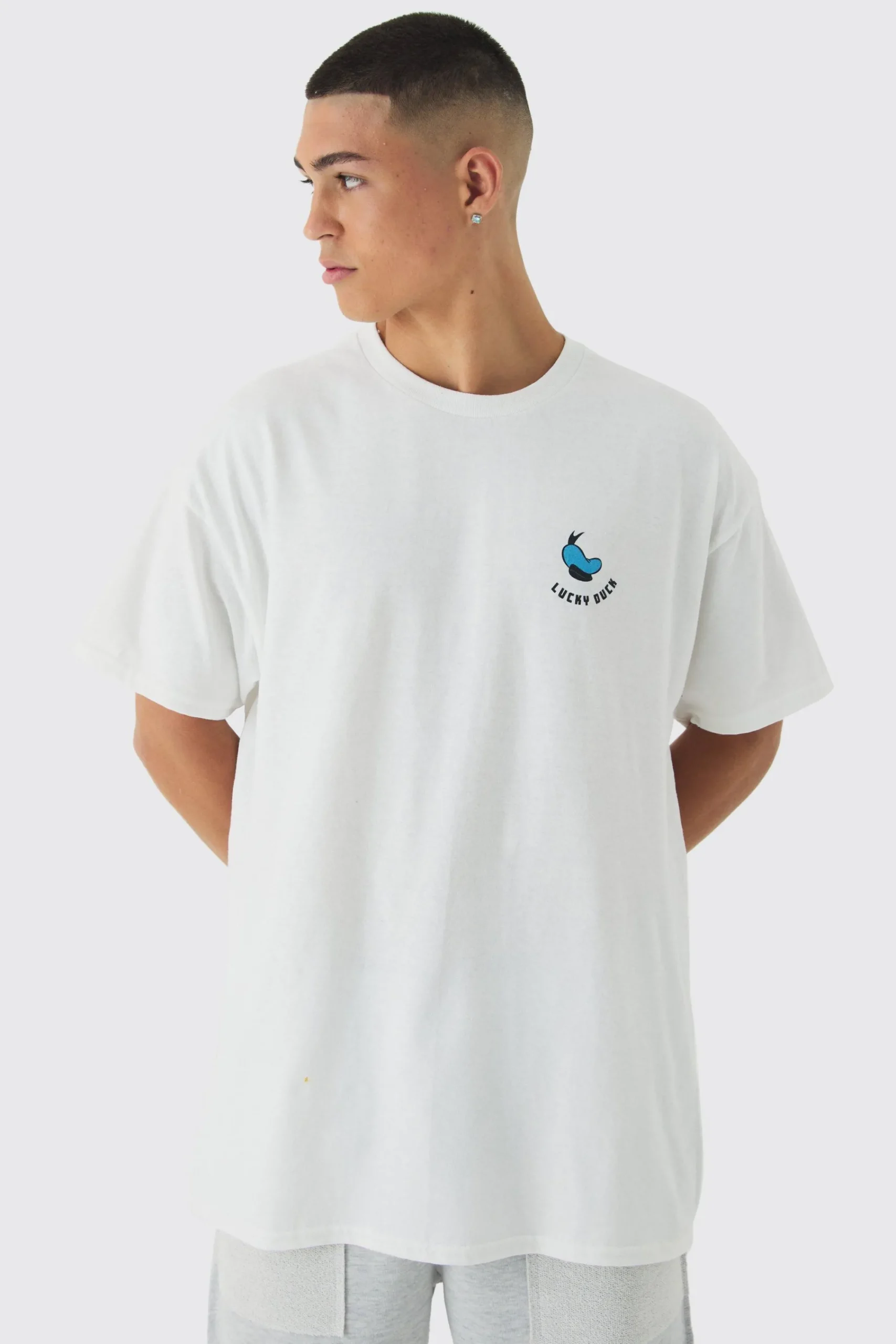 Oversized Donald Duck License T-Shirt | UK^boohooMAN Best