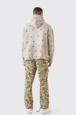 boohooMAN Oversized Drop Shoulder Washed Star Official Hoodie | UK| Hoodies & Sweatshirts
