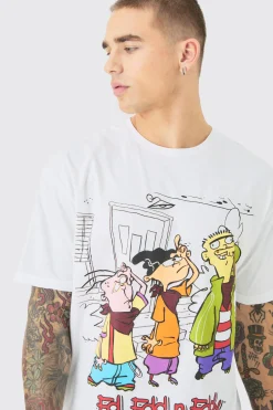 Oversized Ed Edd Eddy License T-shirt | UK^boohooMAN Hot