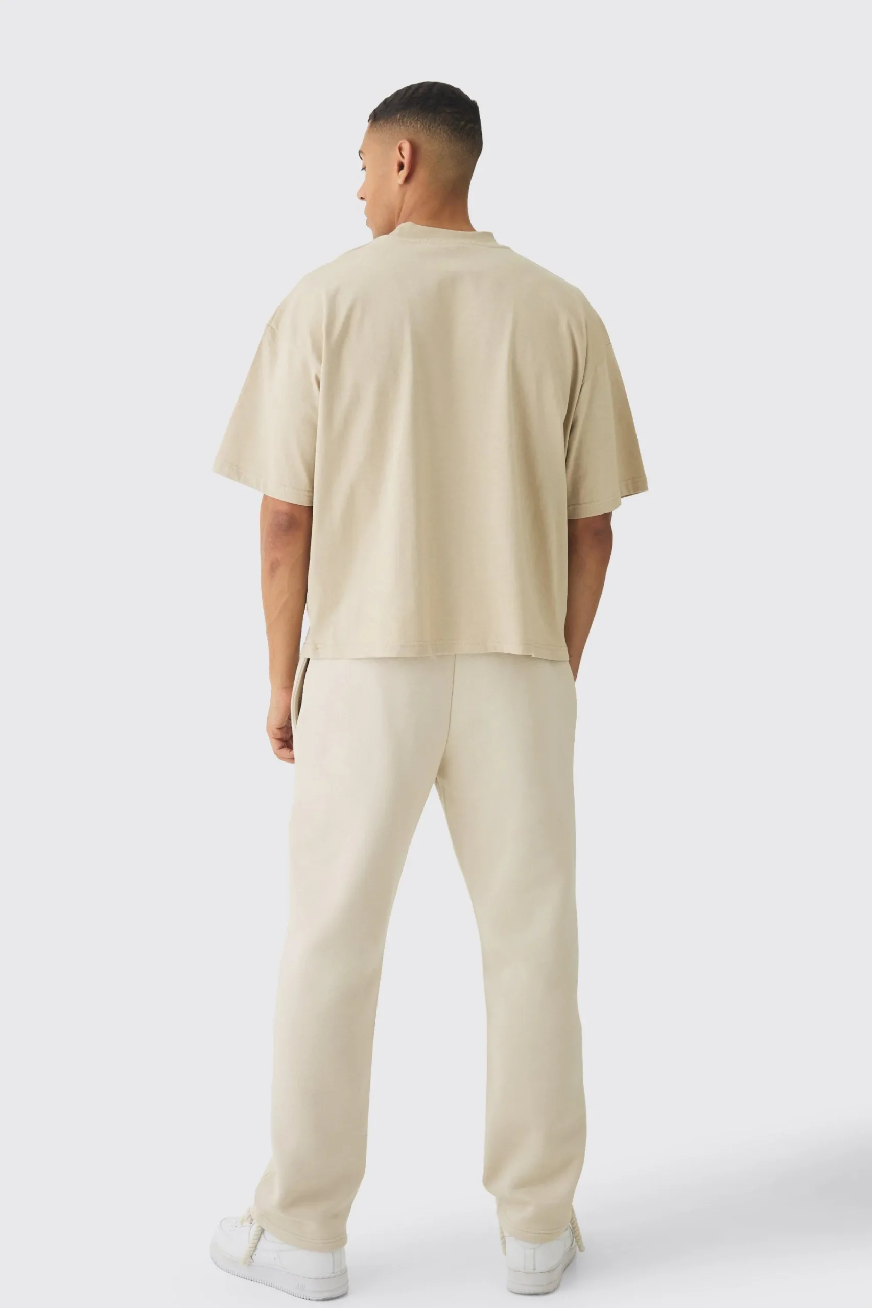 Oversized Extended Neck Boxy Heavyweight T-shirt | UK^boohooMAN Clearance