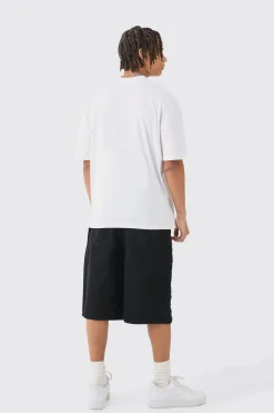 Oversized Extended Neck Car Graphic T-shirt | UK^boohooMAN Clearance