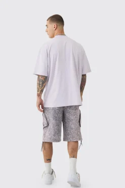 Oversized Extended Neck Edition Graphic T-shirt | UK^boohooMAN Hot