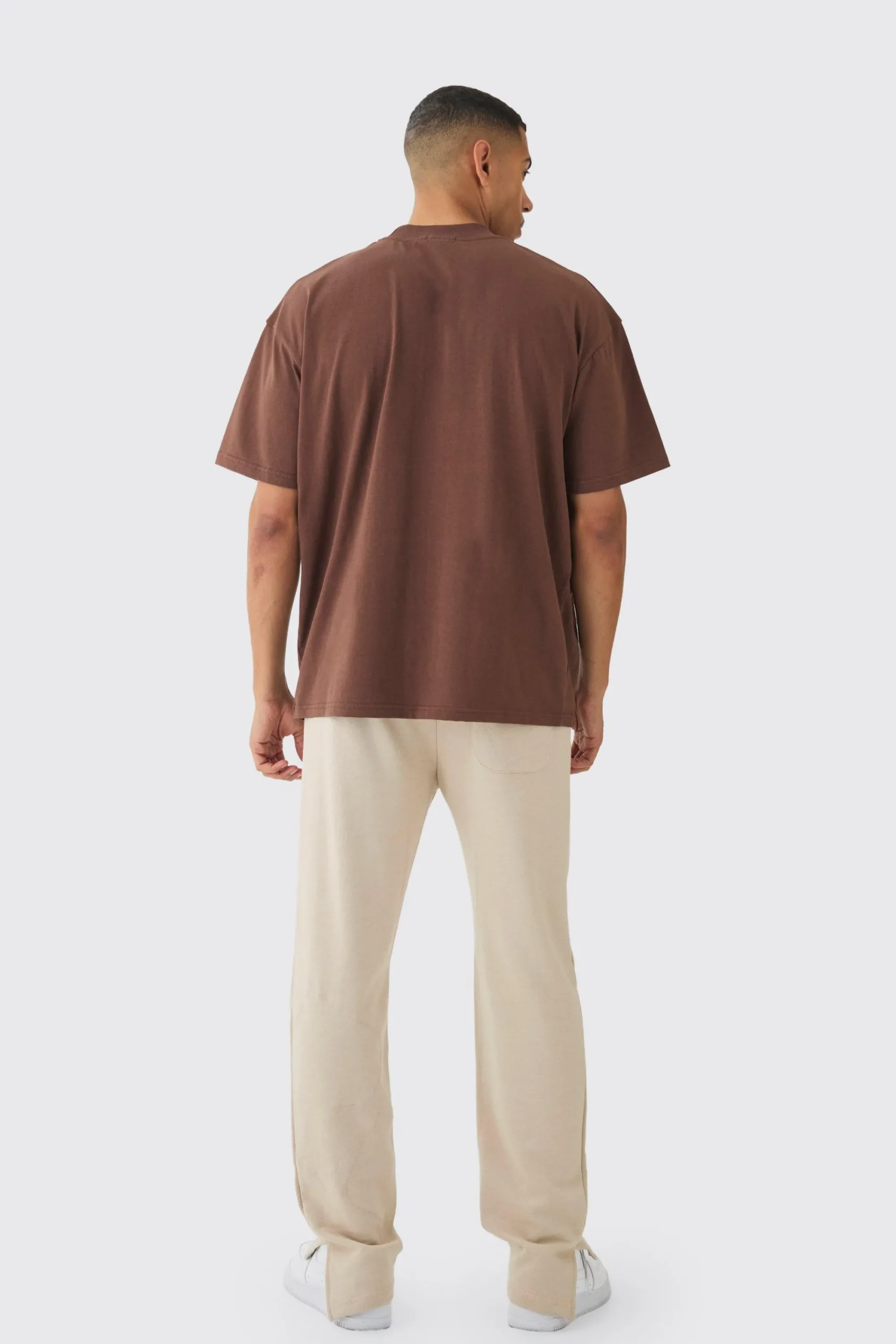 Oversized Extended Neck Heavy T-shirt | UK^boohooMAN Discount