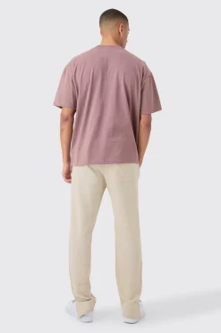 Oversized Extended Neck Heavyweight T-shirt | UK^boohooMAN Clearance