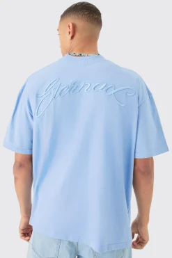 Oversized Extended Neck Heavyweight T-shirt | UK^boohooMAN Sale