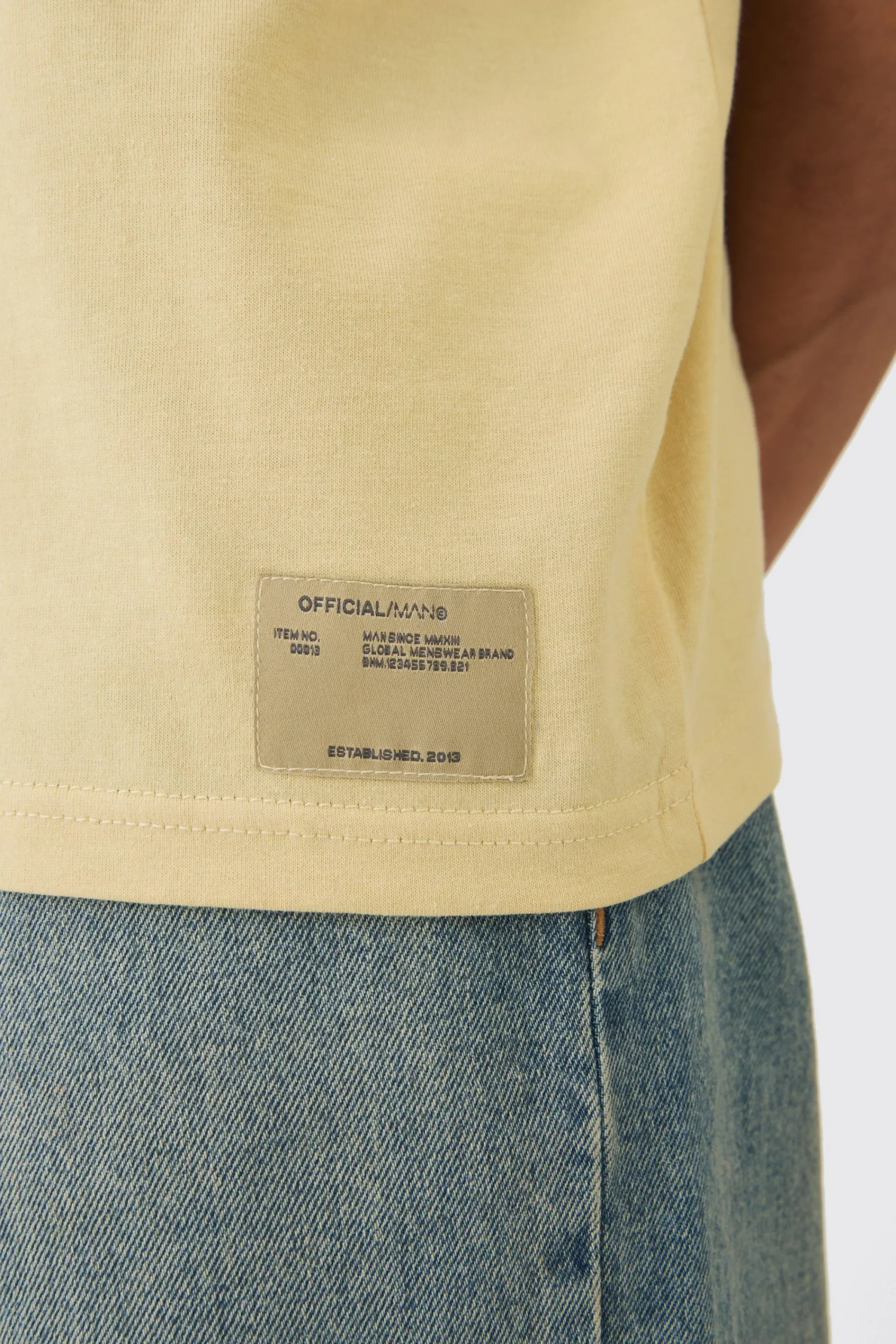 Oversized Extended Neck Heavyweight T-shirt | UK^boohooMAN Clearance