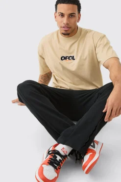 Oversized Extended Neck OFCL T-shirt | UK^boohooMAN New