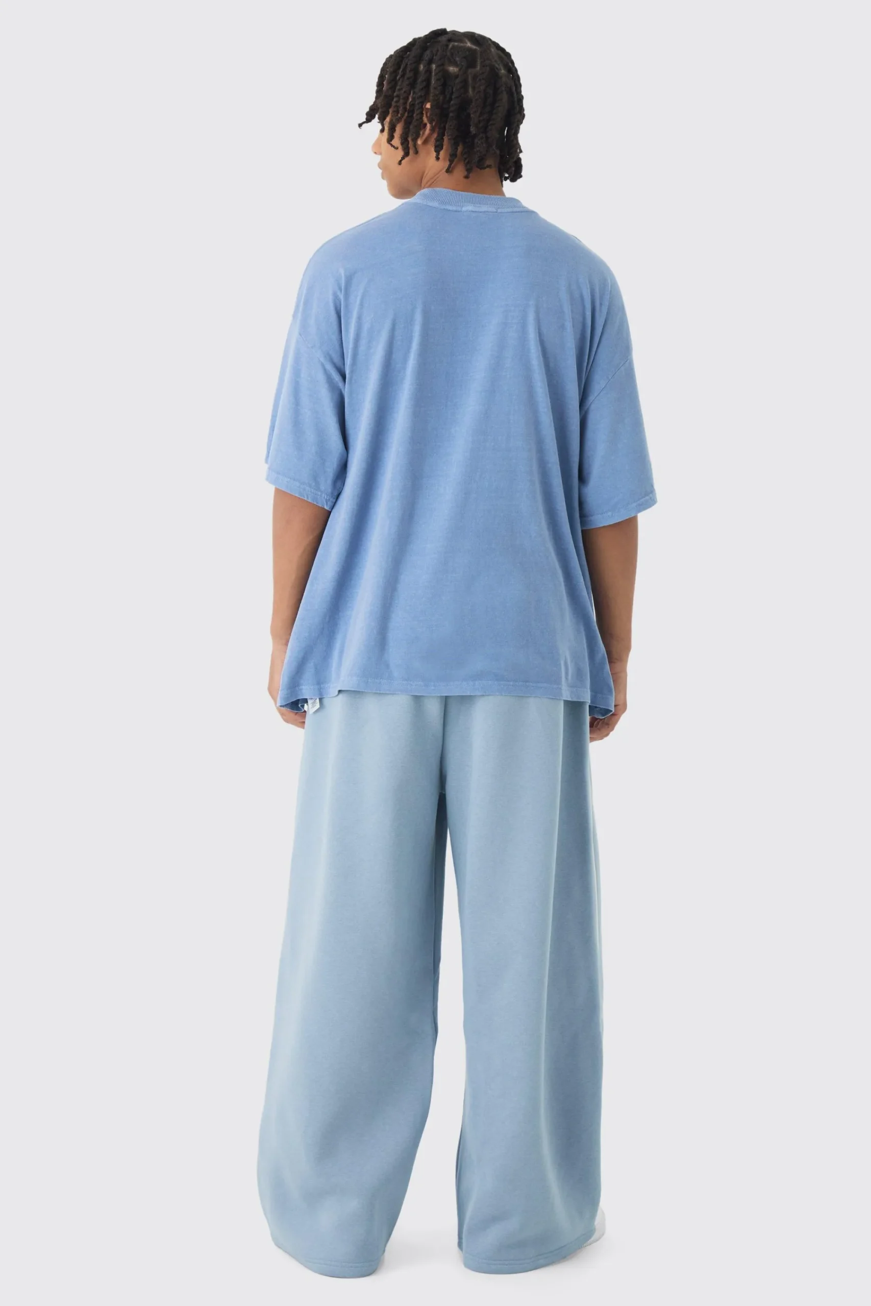 Oversized Extended Neck Over The Seams Wash Varsity T-Shirt | UK^boohooMAN Best