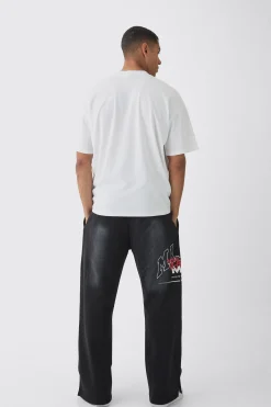 Oversized Extended Neck Piano To The World T-Shirt | UK^boohooMAN Best