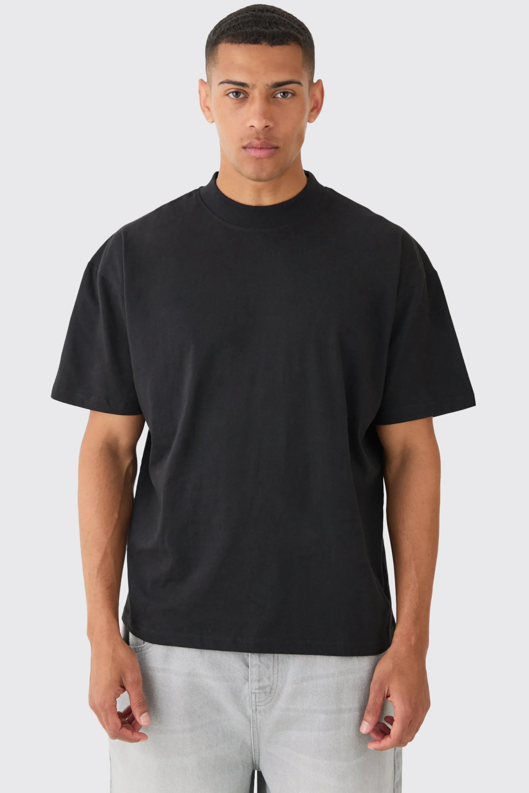 Oversized Extended Neck T-shirt | UK^boohooMAN