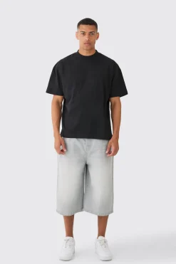 Oversized Extended Neck T-shirt | UK^boohooMAN