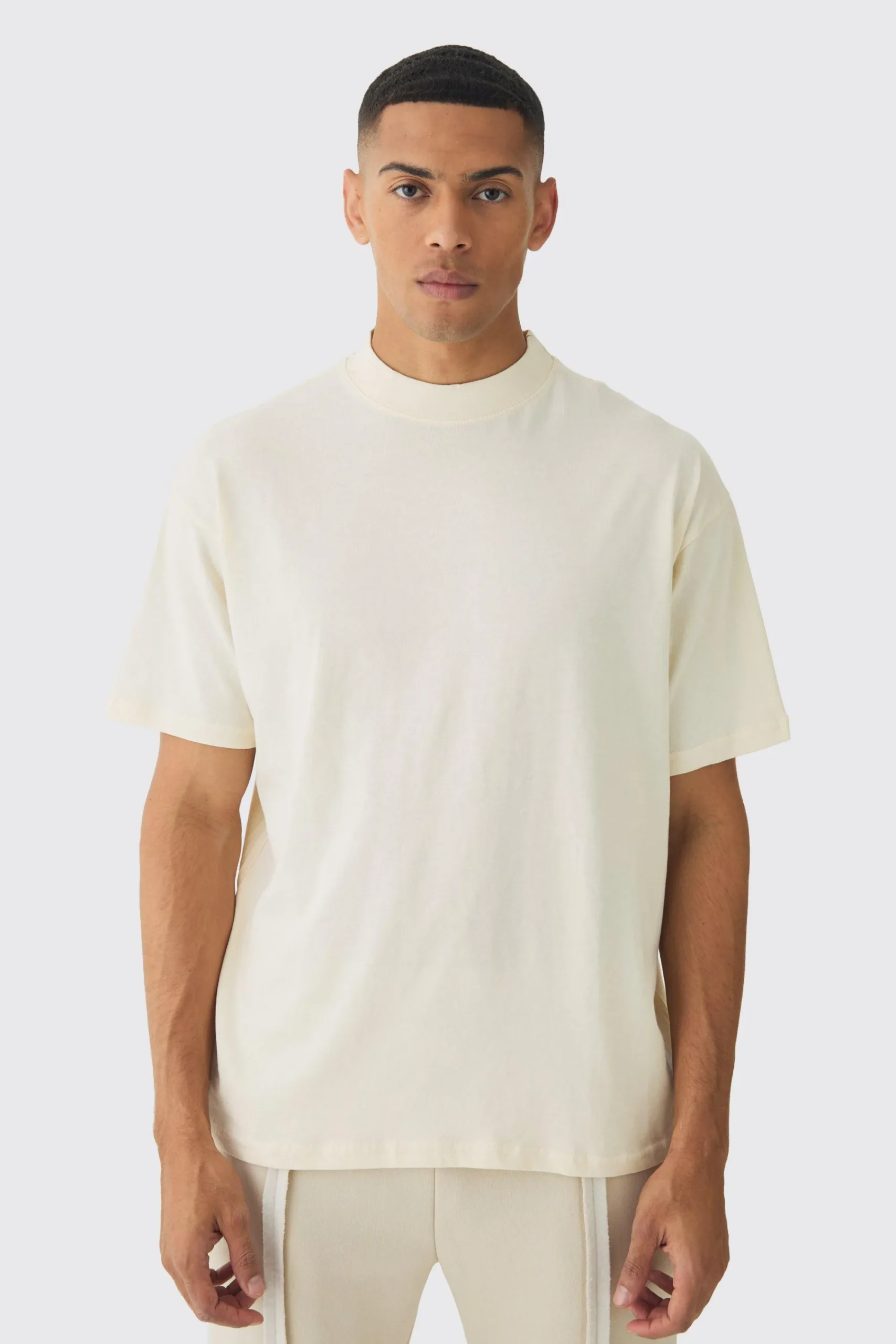 Oversized Extended Neck T-shirt | UK^boohooMAN Discount