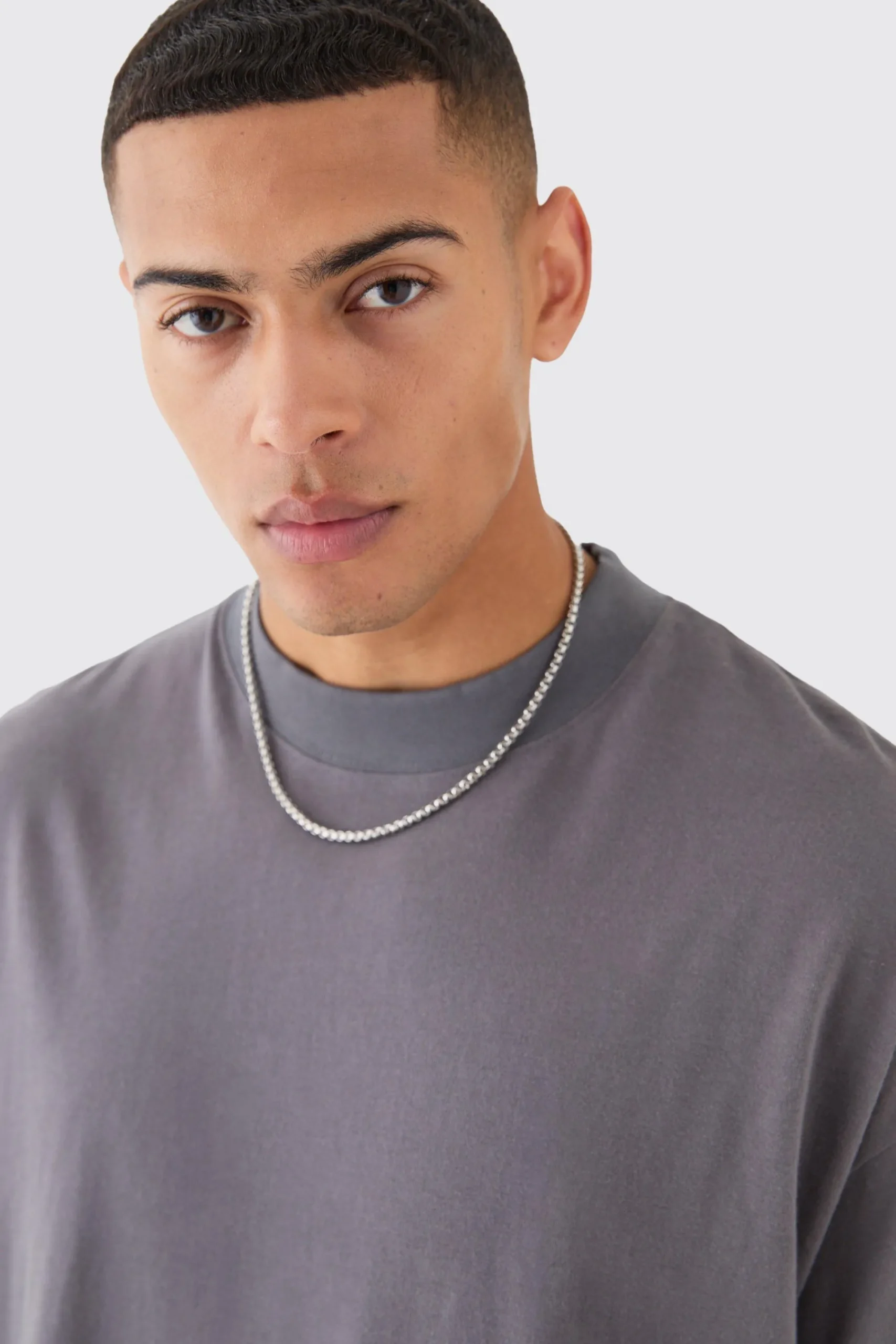 Oversized Extended Neck T-shirt | UK^boohooMAN Discount