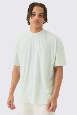 Oversized Extended Neck Towelling Homme T-shirt | UK^boohooMAN Online