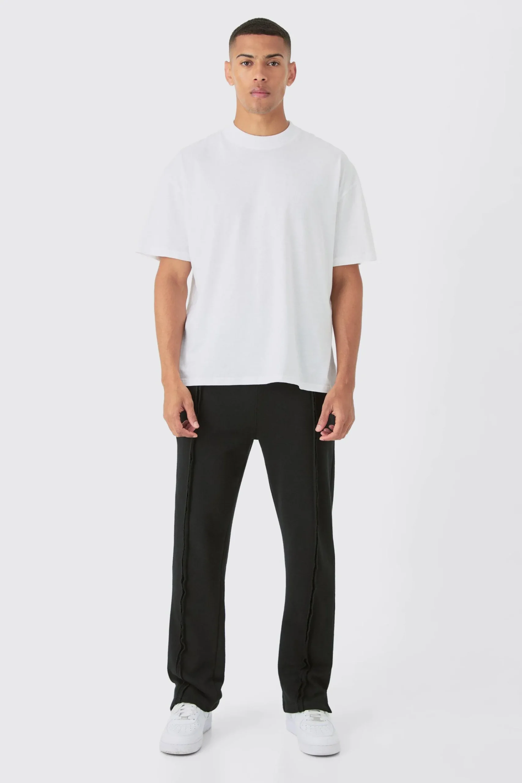 Oversized Extended Neck T-shirt | UK^boohooMAN Best