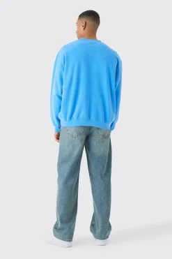 boohooMAN Oversized Extended Neck Washed Sweatshirt | UK| Hoodies & Sweatshirts