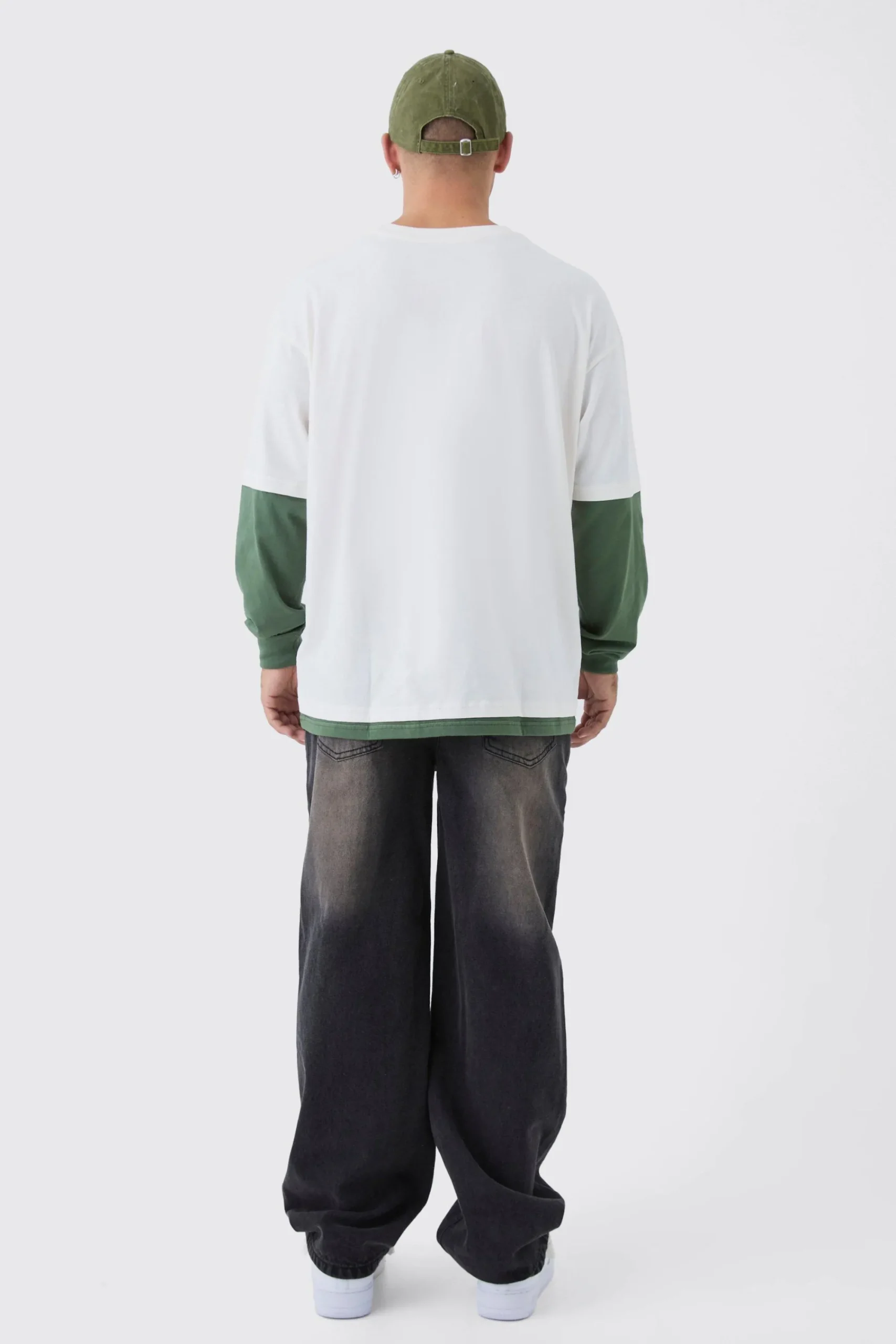 Oversized Faux Layer T-Shirt | UK^boohooMAN