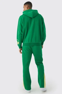 boohooMAN Oversized Fit Dept Homme Rope Drawcord Hooded Gusset Tracksuit | UK| Tracksuits