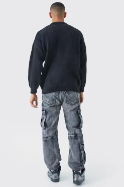 boohooMAN Oversized Fluffy Limited Edition Knitted Jumper | UK| Knitwear