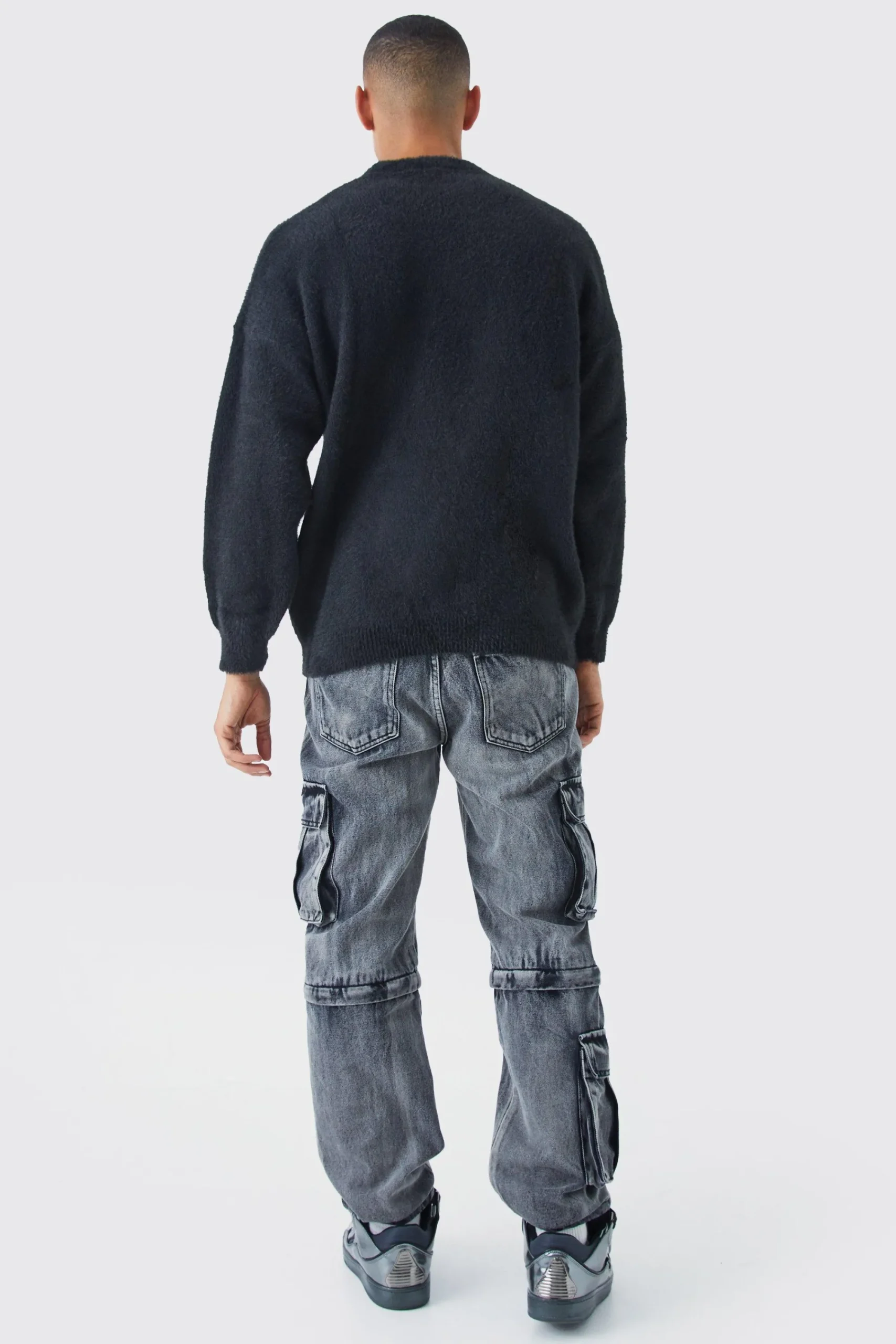 boohooMAN Oversized Fluffy Limited Edition Knitted Jumper | UK| Knitwear