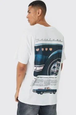 Oversized Ford License Print T-Shirt | UK^boohooMAN Online