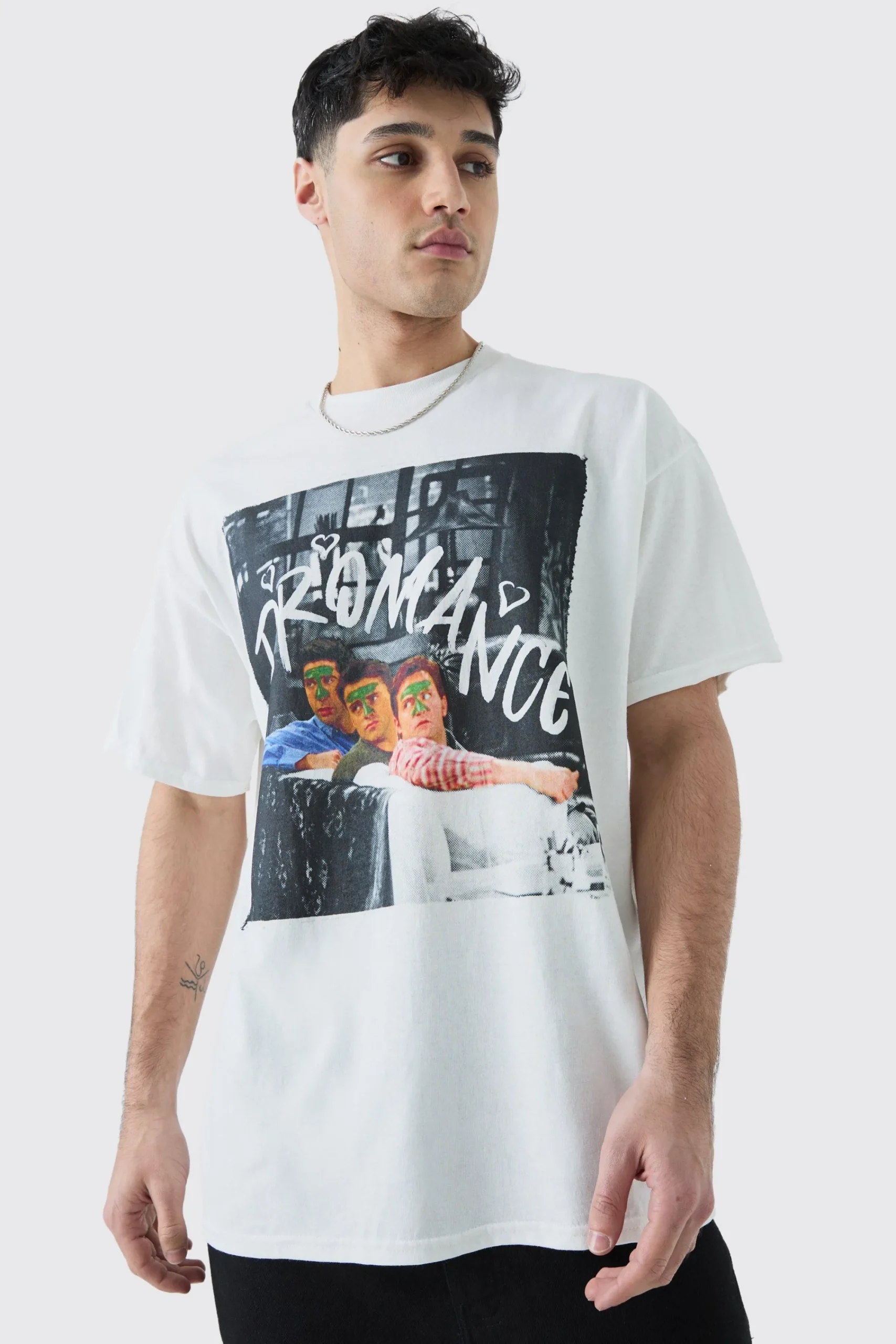 Oversized Friends Bromance License T-shirt | UK^boohooMAN Discount