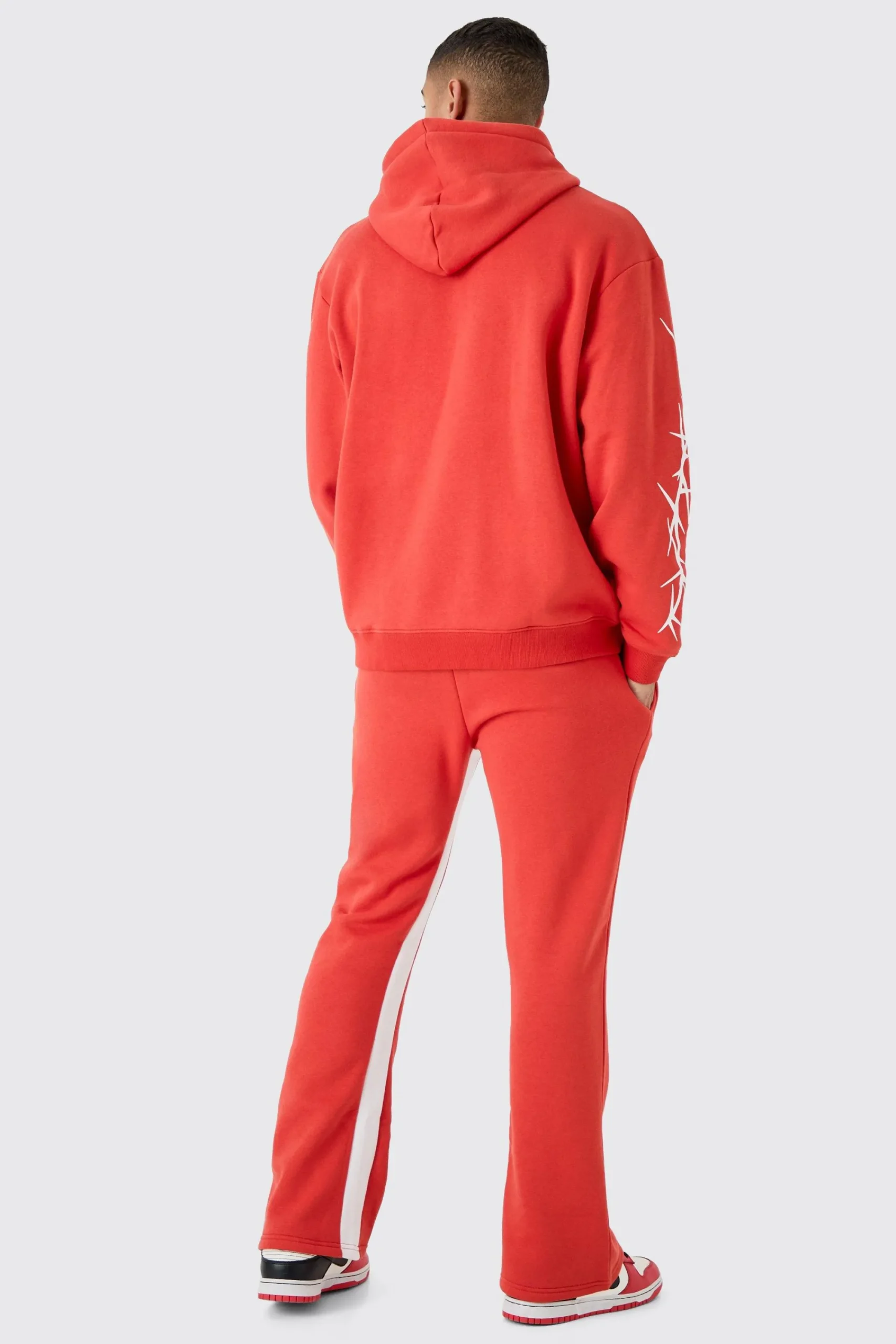 boohooMAN Oversized Graffiti Hoodie Tracksuit | UK| Tracksuits