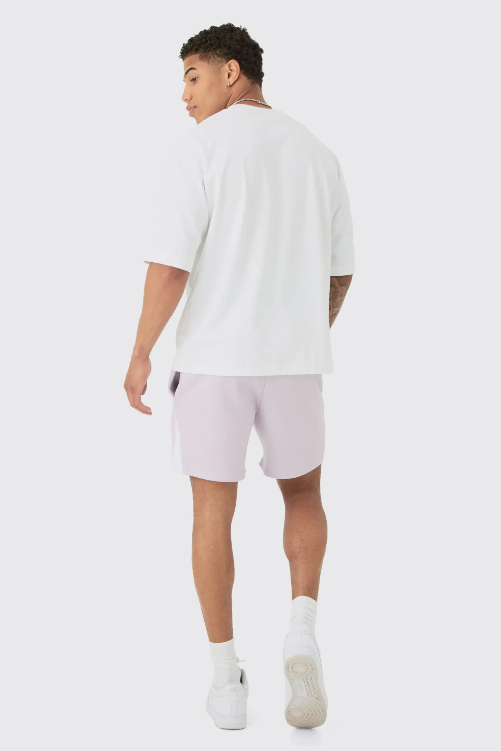 boohooMAN Oversized Graffiti Paint Splatter Shorts | UK| Shorts