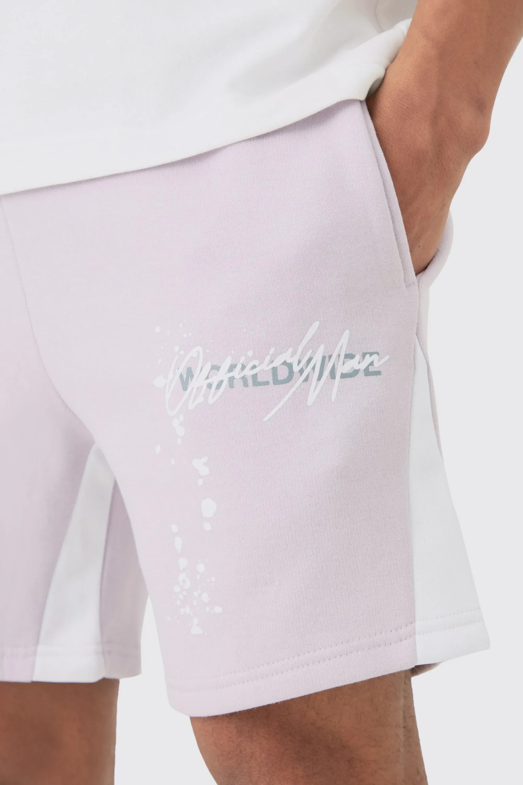 boohooMAN Oversized Graffiti Paint Splatter Shorts | UK| Shorts