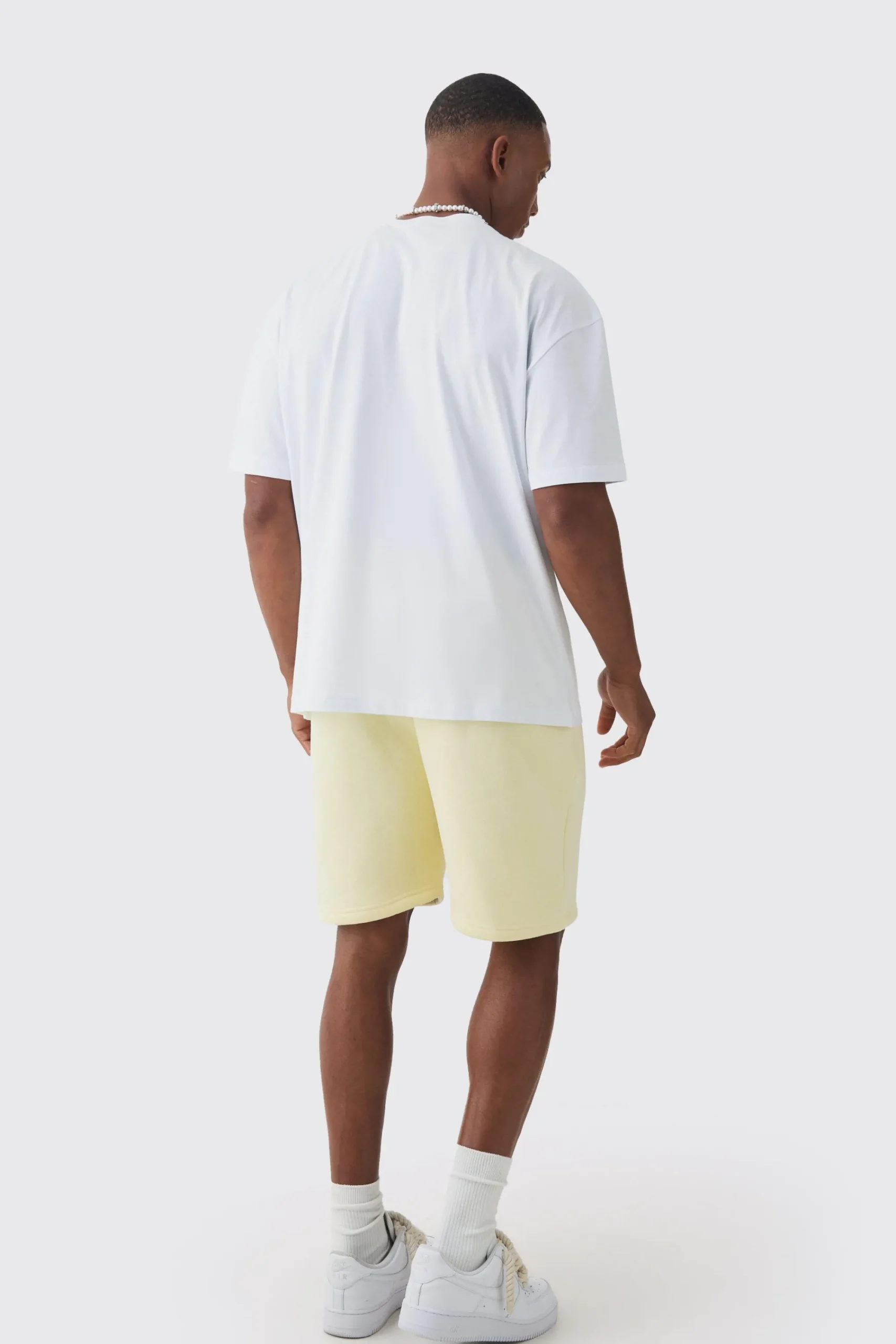 boohooMAN Oversized Graphic Printed T-shirt And Short Set | UK| Sets & Co-Ords|Tracksuits