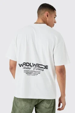Oversized Graphic T-shirt | UK^boohooMAN Outlet