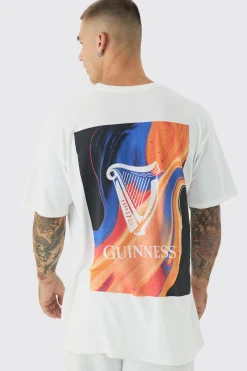 Oversized Guinness License Print T-shirt | UK^boohooMAN