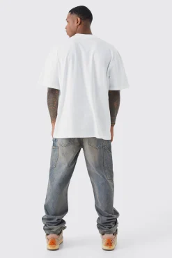 Oversized Haunting Graphic T-shirt | UK^boohooMAN Clearance