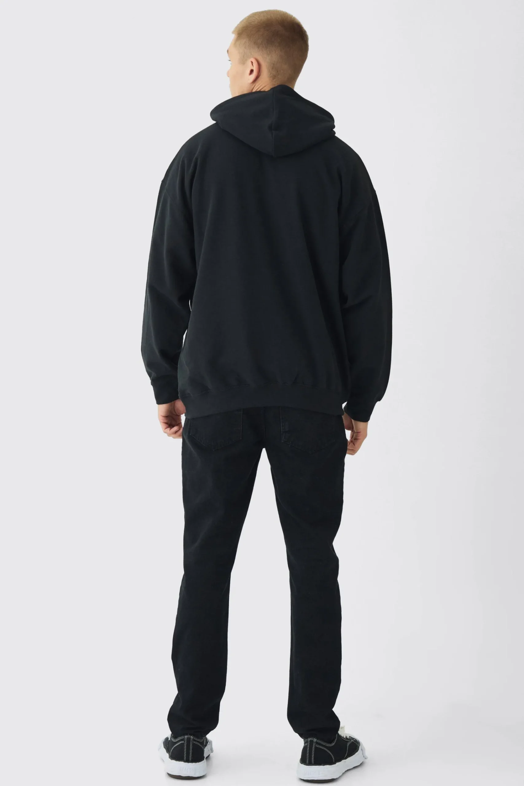 boohooMAN Oversized Heart Embroidered Pocket Hoodie | UK| Hoodies & Sweatshirts