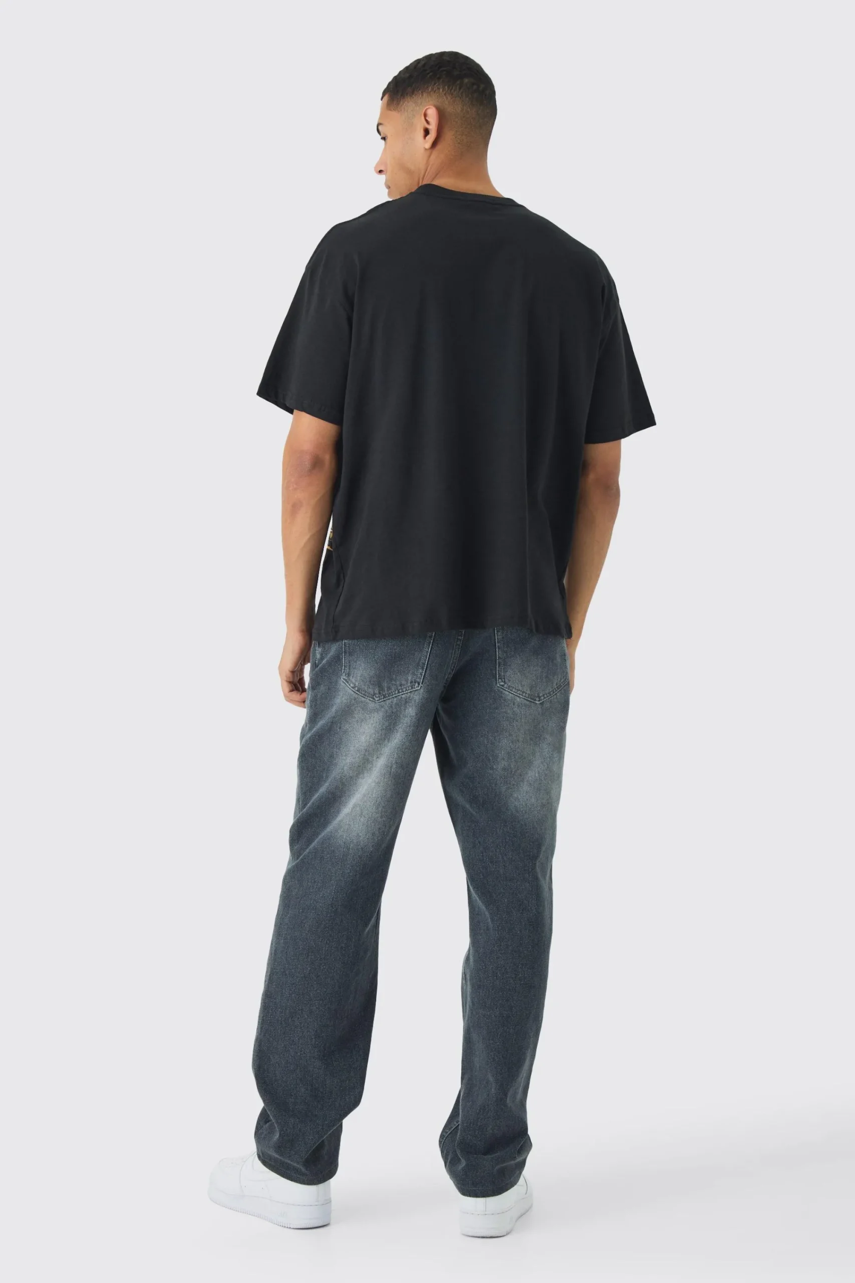 Oversized Heartless Skull Large Scale Graphic T-Shirt | UK^boohooMAN New