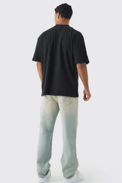 Oversized Heavy Extended Neck Horse Print T-shirt | UK^boohooMAN Best