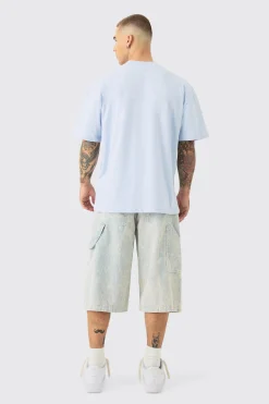 Oversized Heavyweight 3D Limited Embroidered T-Shirt | UK^boohooMAN Best