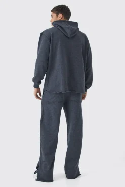 boohooMAN Oversized Heavyweight Loopback Printed Hoodie | UK| Hoodies & Sweatshirts
