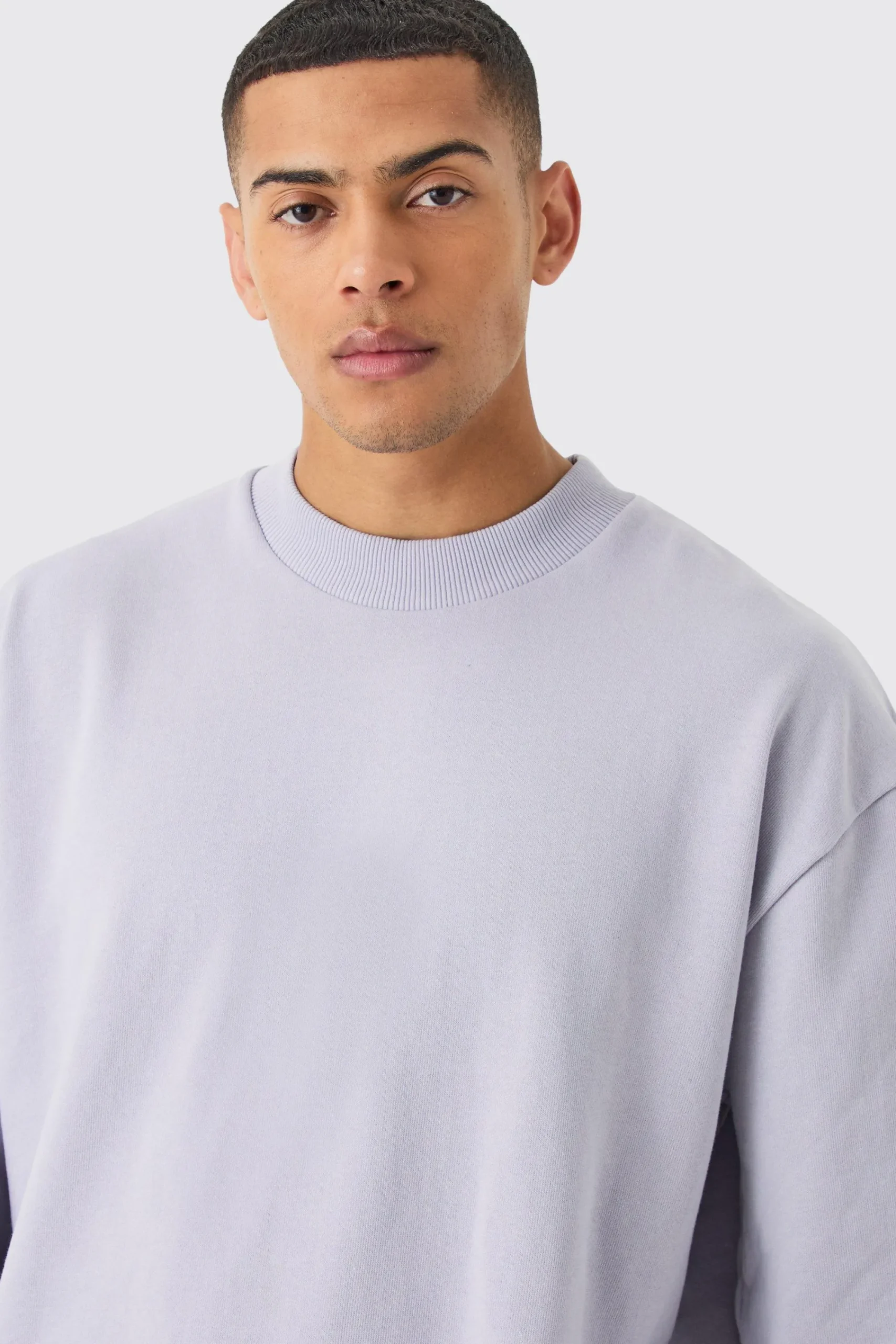 boohooMAN Oversized Heavyweight Sweatshirt Short Cargo Tracksuit | UK| Tracksuits