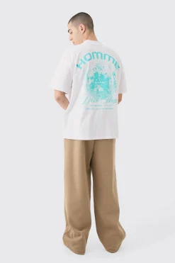 Oversized Homme Disco Print T-shirt | UK^boohooMAN Hot