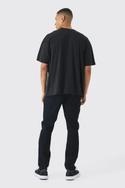 Oversized Homme Dog Mask Graphic T-Shirt | UK^boohooMAN Outlet