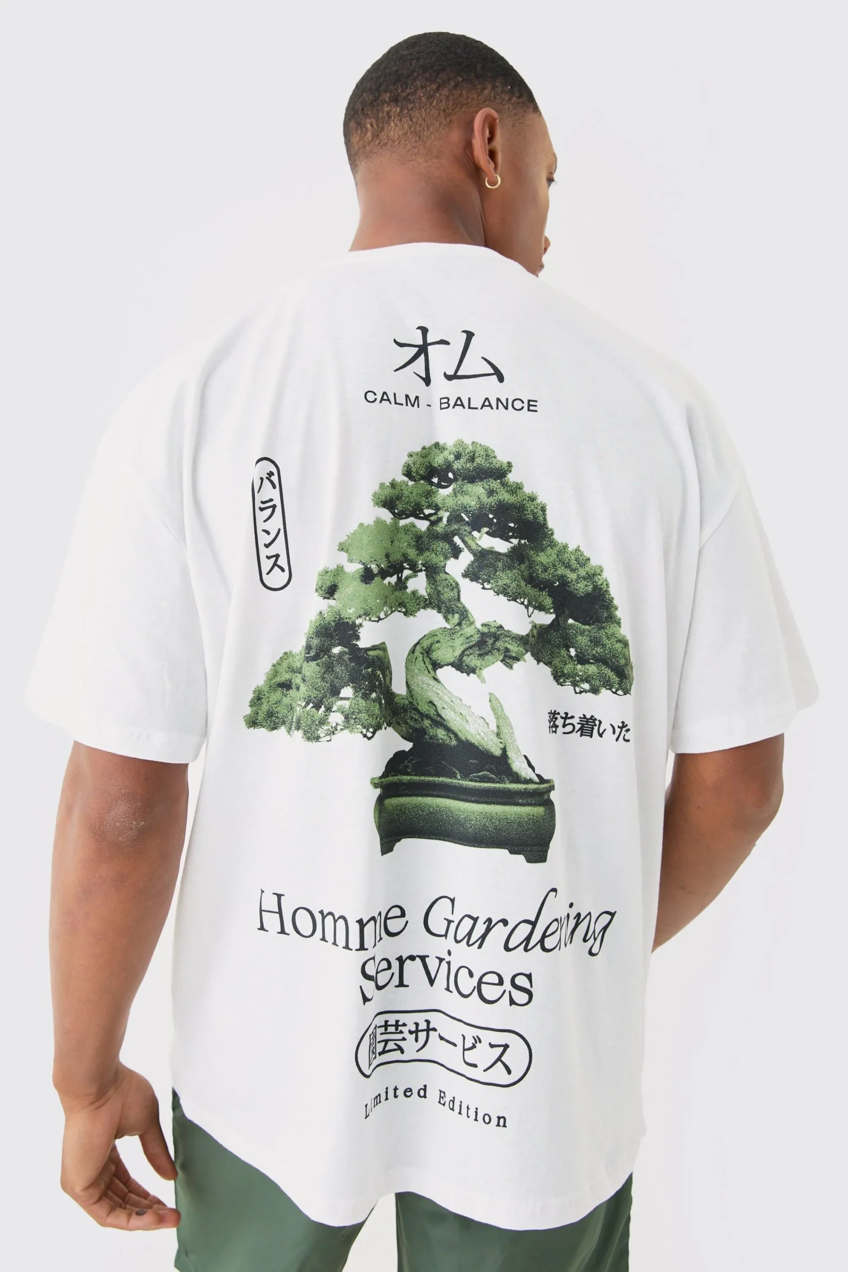 Oversized Homme Gardening Print T-shirt | UK^boohooMAN