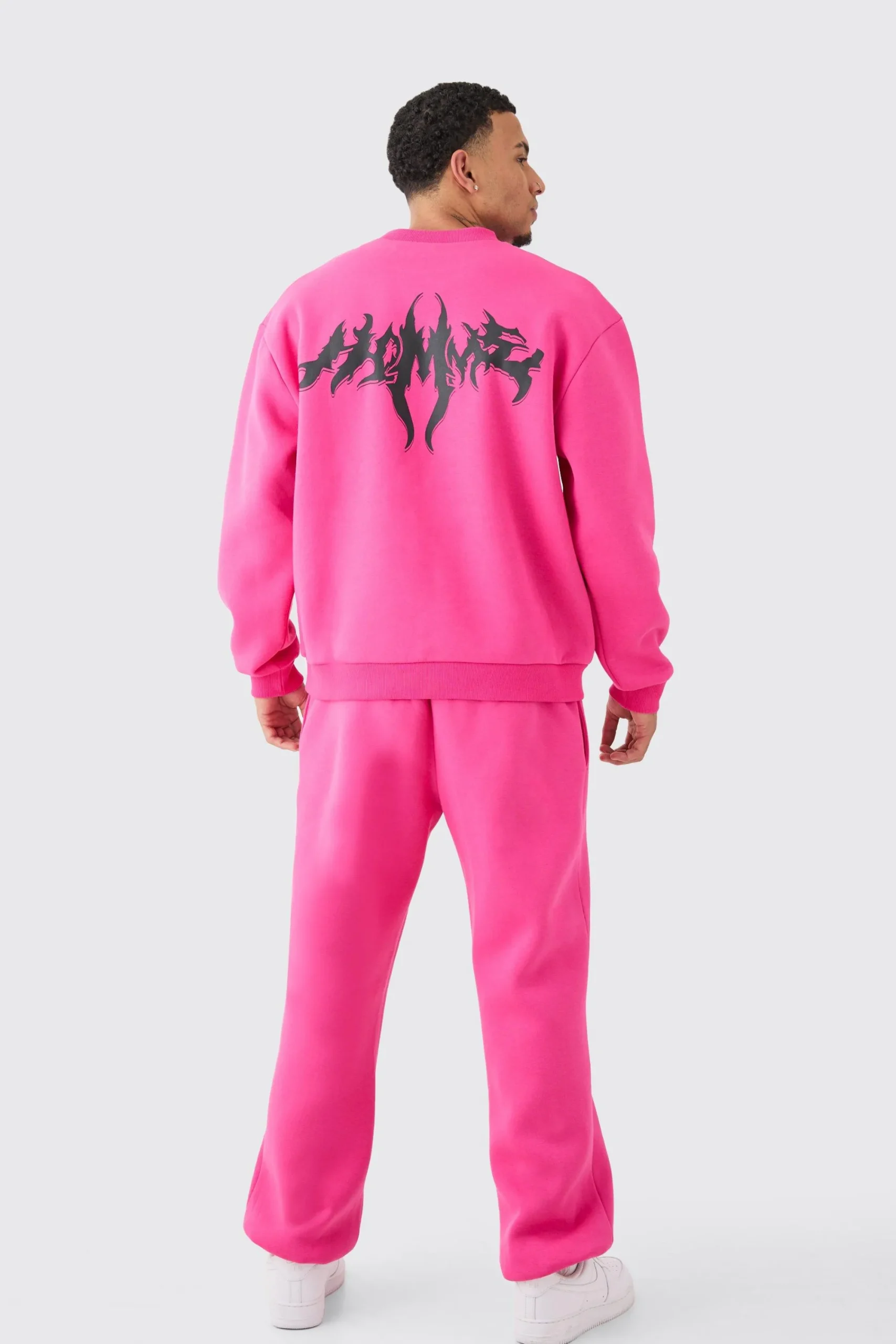 boohooMAN Oversized Homme Gothic Sweatshirt Tracksuit | UK| Tracksuits