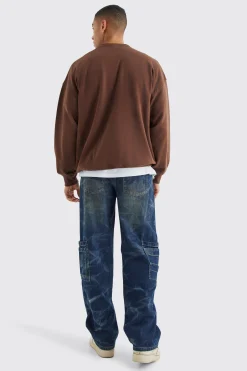 boohooMAN Oversized Homme Graphic Sweatshirt | UK| Hoodies & Sweatshirts