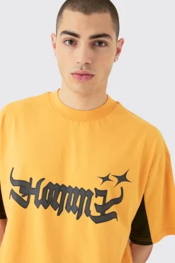 boohooMAN Oversized Homme Panel Heavyweight T-shirt & Short Set | UK| Sets & Co-Ords|Tracksuits