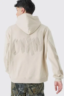 boohooMAN Oversized Homme Puff Print Hoodie | UK| Hoodies & Sweatshirts