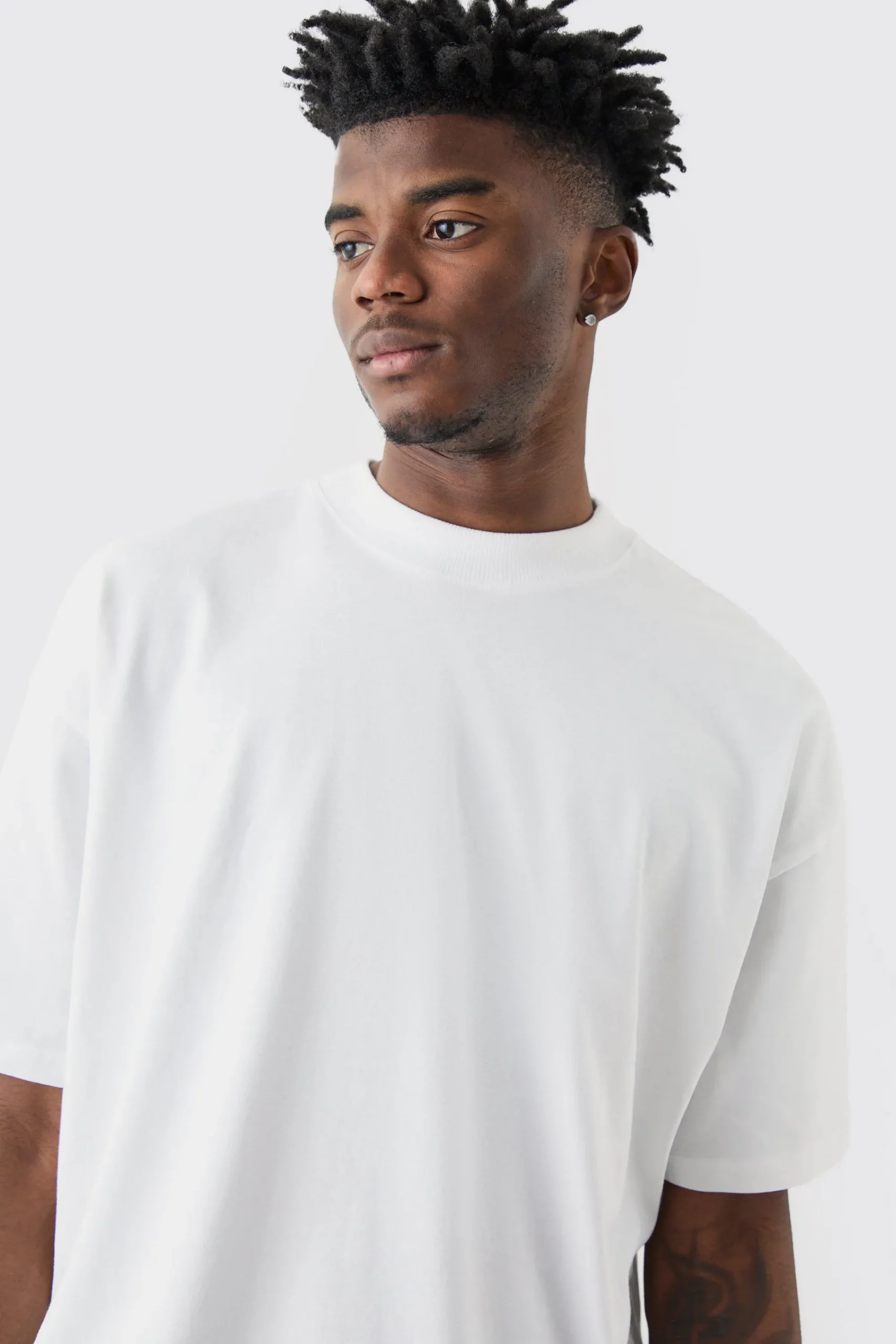 Oversized Homme Spray Blur T-shirt | UK^boohooMAN Online
