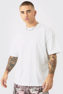 Oversized Homme Text Back Print T-shirt | UK^boohooMAN Clearance