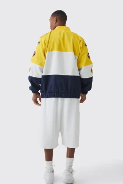 boohooMAN Oversized Homme Twill Moto Jacket In | UK| Coats & Jackets